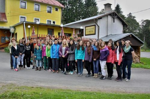 Studenti a gymnázium