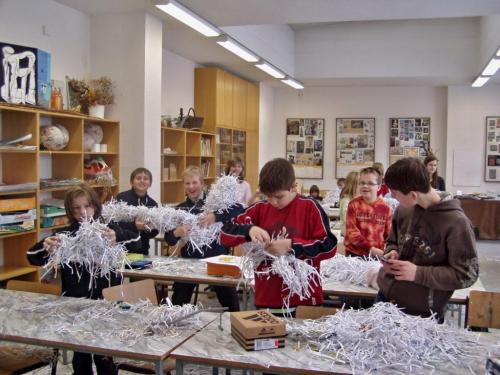 Studenti a gymnázium